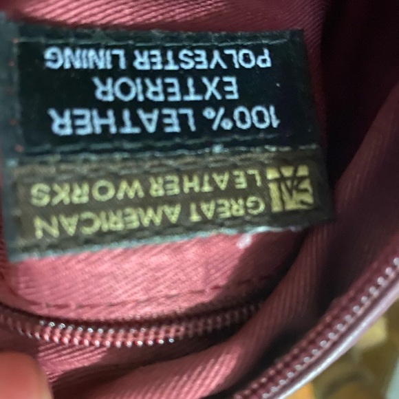 Chic Burgundy Crossbody Bag - Picture 5 of 7